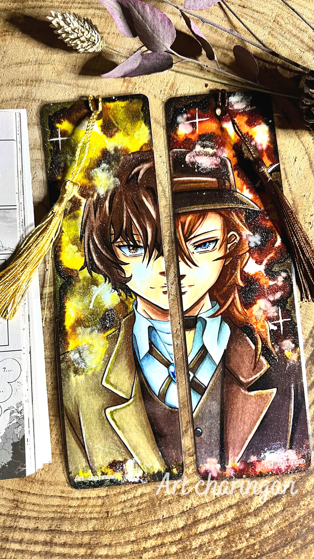 Dazai / Chuya Marque-pages aquarelle