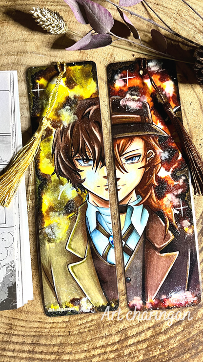 Dazai / Chuya Marque-pages aquarelle