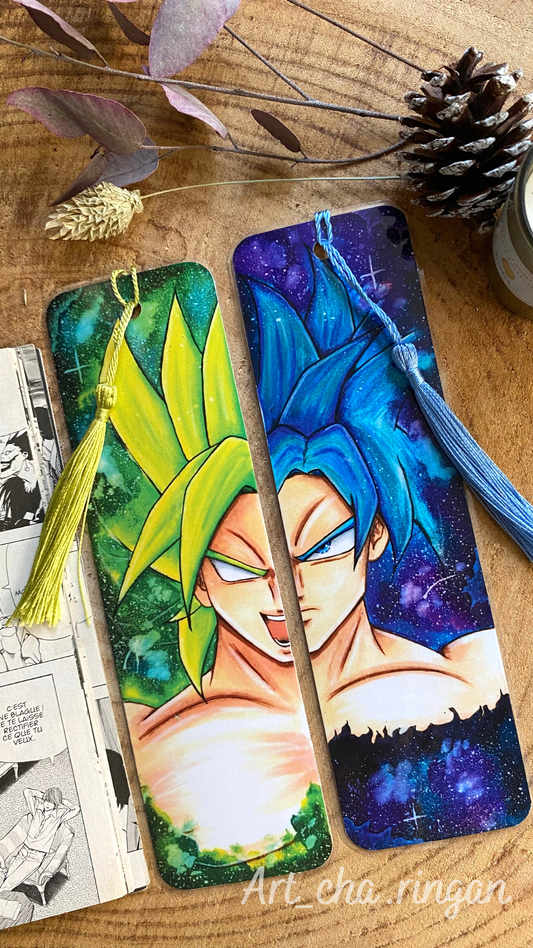 Saiyan Marque-pages aquarelle