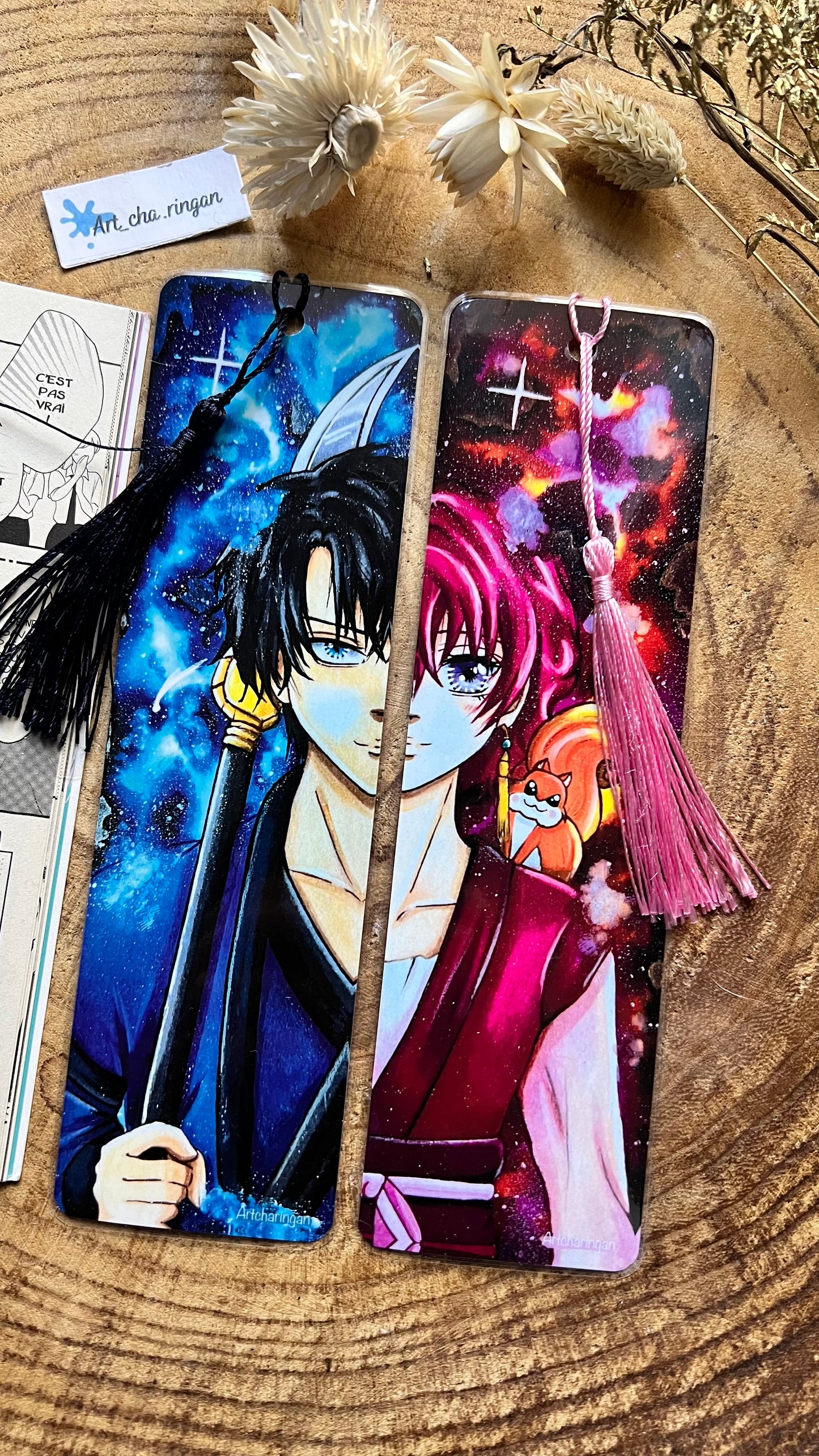 Hak / Yona Marque-page aquarelle