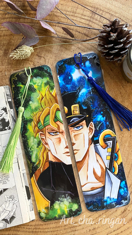 Dio / Jotaro Marque-pages aquarelle