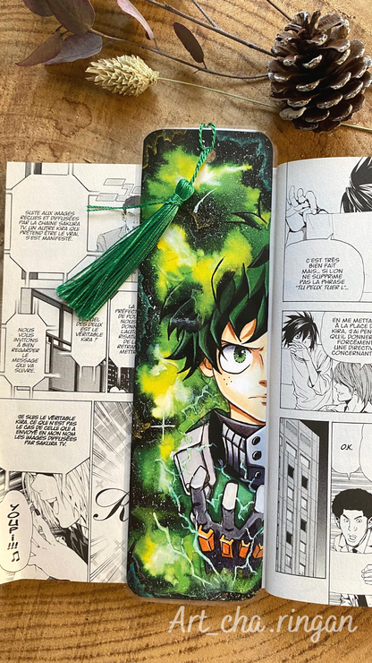 Deku / All Might Marque-pages aquarelle