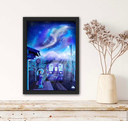 Celestial Train Station illustration