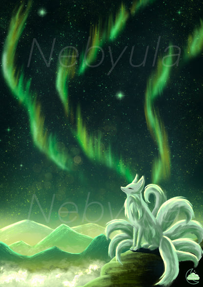 Illustration Nothern Lights Guardian